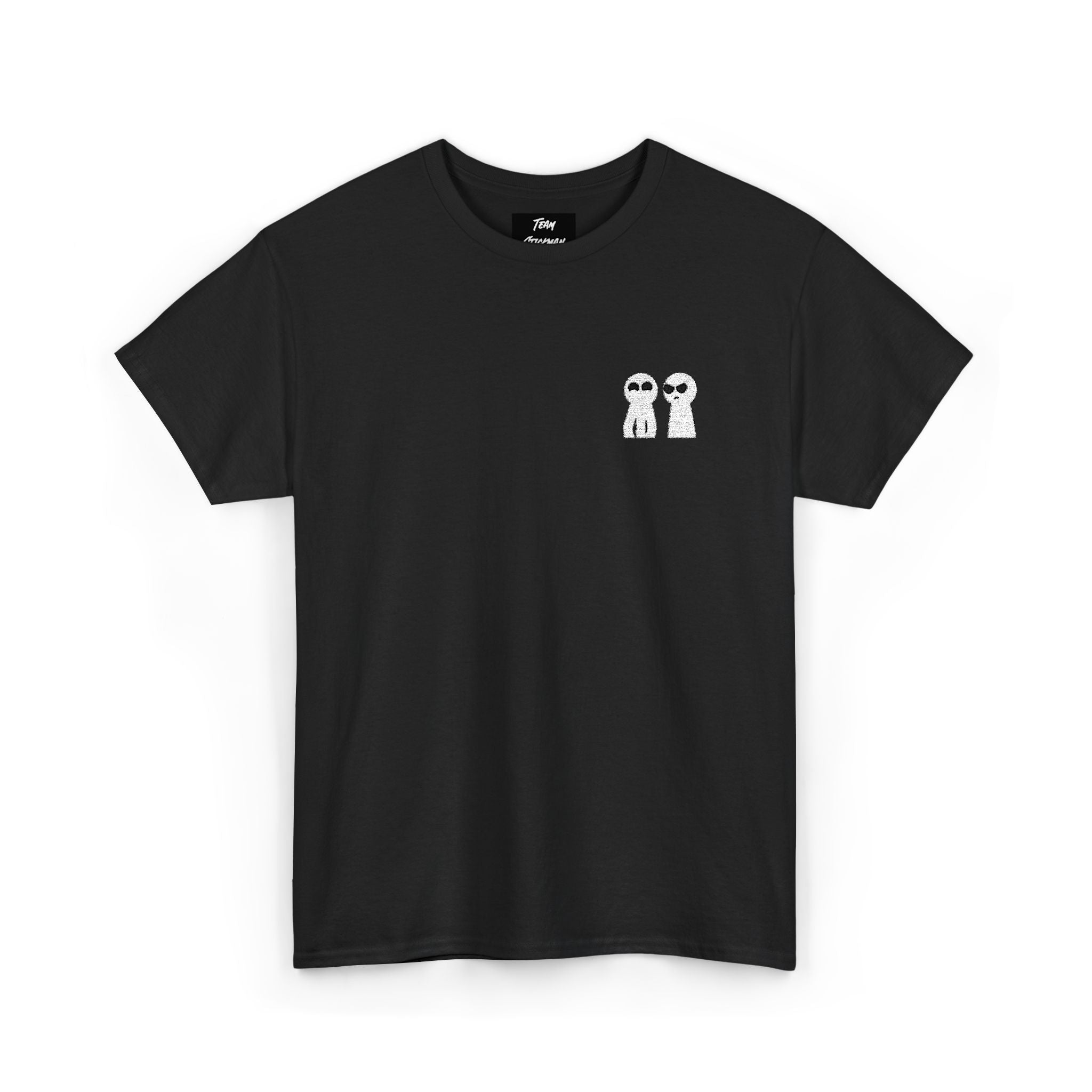 Team Stickman Heavy Cotton Tee - Black