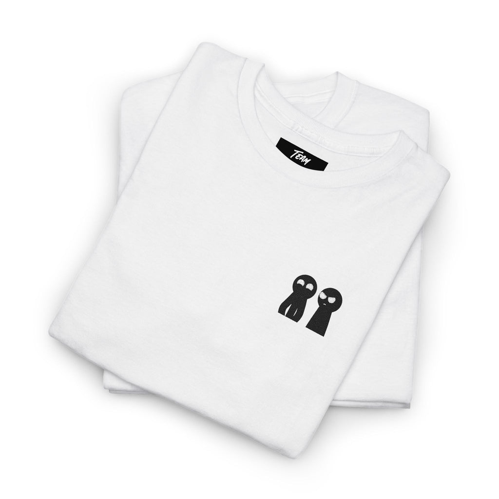 Team Stickman Heavy Cotton Tee - White
