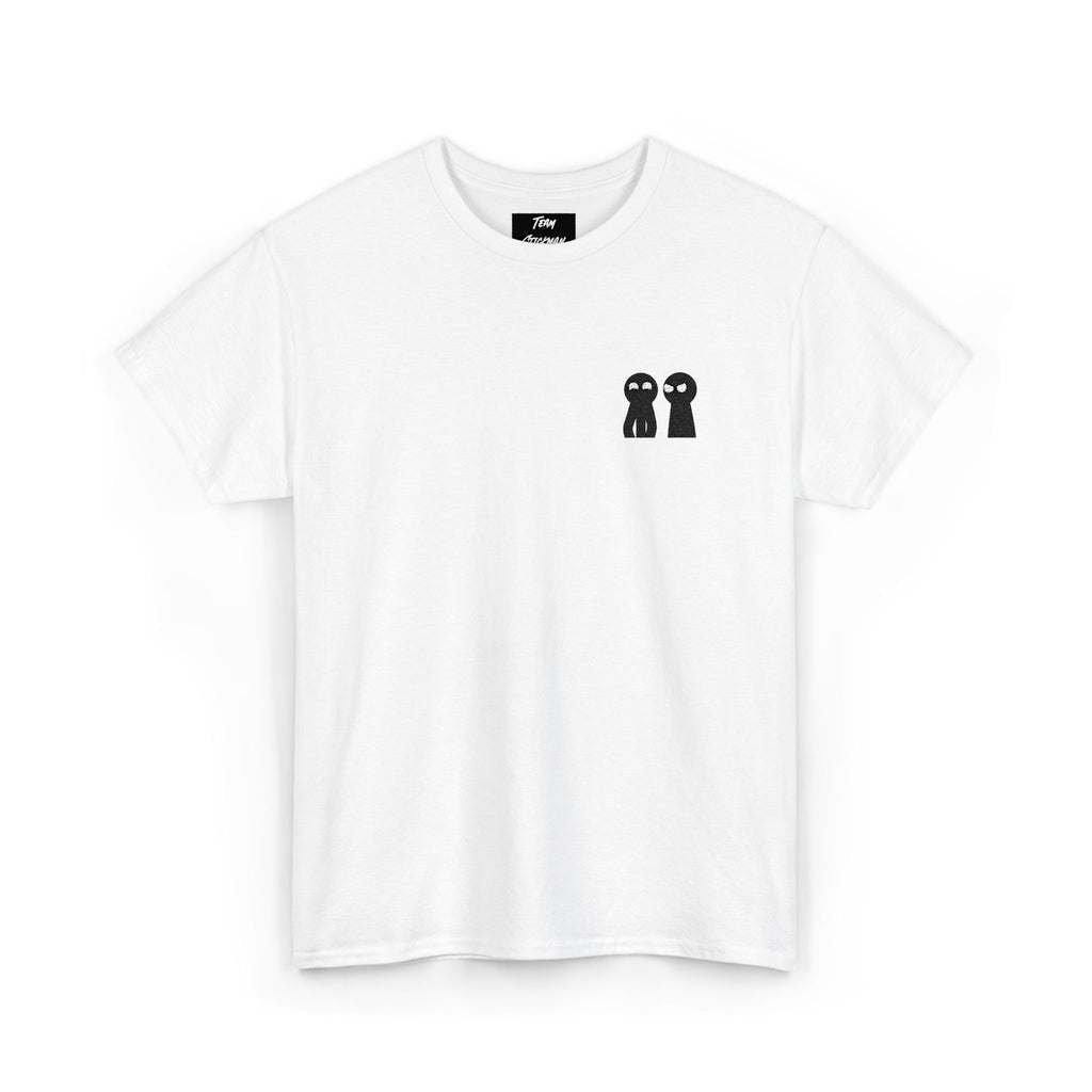 Team Stickman Heavy Cotton Tee - White