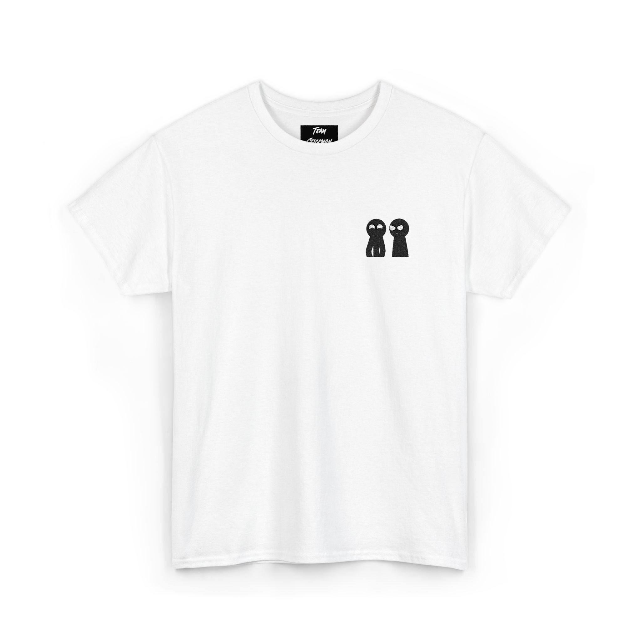 Team Stickman Heavy Cotton Tee - White
