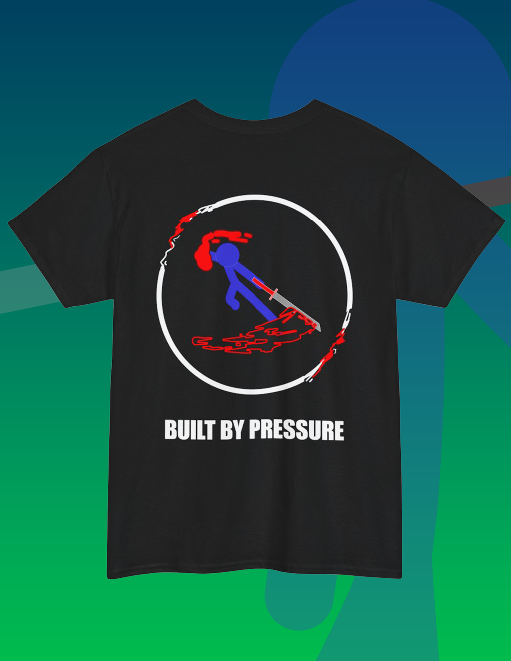 BUILT BY PRESSURE - Unisex Heavy Cotton Tee