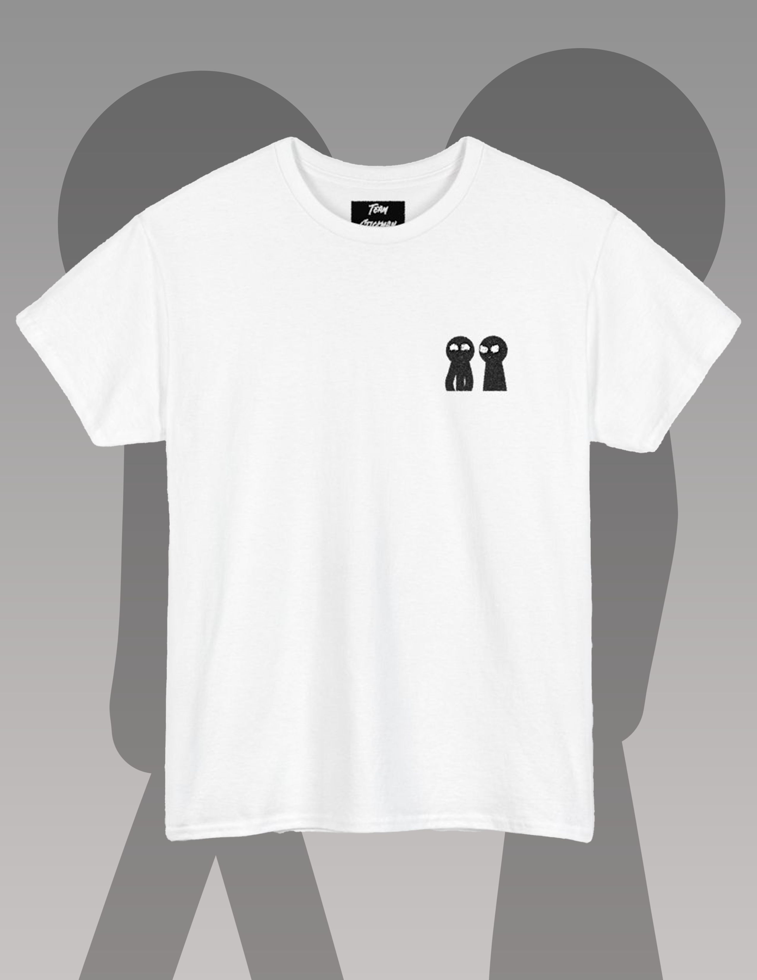 Team Stickman Heavy Cotton Tee - White